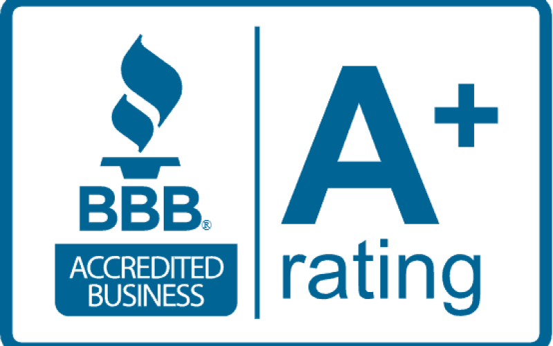 image of A+ rating from BBB